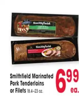 Jewel-Osco Smithfield Marinated Pork Tenderloins or Filets offer