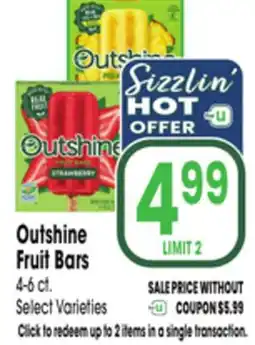 Jewel-Osco Outshine Fruit Bars offer
