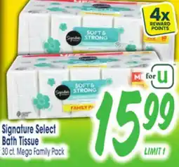 Jewel-Osco Signature Select Bath Tissue offer