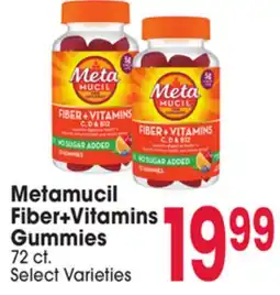 Jewel-Osco Metamucil Fiber + Vitamins Gummies offer