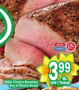 Jewel-Osco USDA Choice Boneless Eye of Round Roast offer