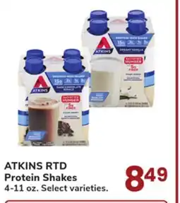 Jewel-Osco ATKINS RTD Protein Shakes offer
