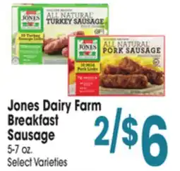 Jewel-Osco Jones Dairy Farm Breakfast Sausage offer