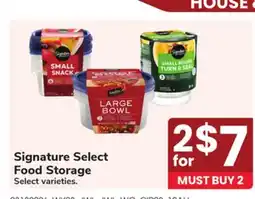 Jewel-Osco Signature Select Food Storage offer