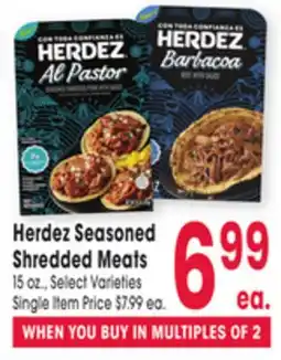 Jewel-Osco Herdez Seasoned Shredded Meats offer