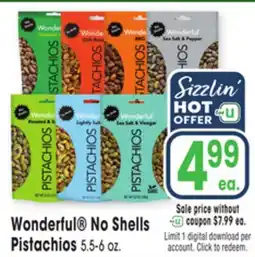 Jewel-Osco Wonderful No Shells Pistachios offer