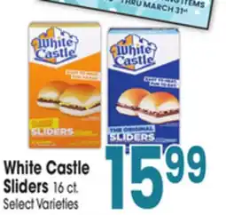 Jewel-Osco White Castle Sliders offer