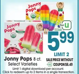 Jewel-Osco Jonny Pops offer
