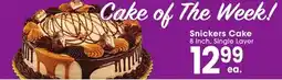 Jewel-Osco Snickers Cake offer