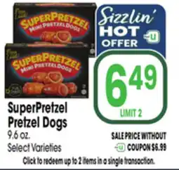 Jewel-Osco SuperPretzel Pretzel Dogs offer