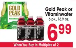 Jewel-Osco Gold Peak or Vitaminwater offer