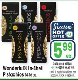 Jewel-Osco Wonderful In-Shell Pistachios offer