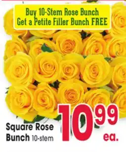 Jewel-Osco Square Rose Bunch offer