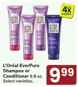 Jewel-Osco L' Oréal EverPure Shampoo or Conditioner offer