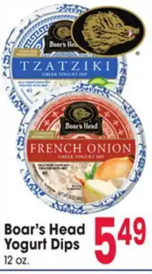 Jewel-Osco Boar's Head Yogurt Dips offer