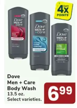 Jewel-Osco Dove Men + Care Body Wash offer
