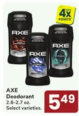 Jewel-Osco AXE Deodorant offer