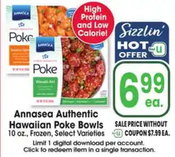 Jewel-Osco Annasea Authentic Hawaiian Poke Bowls offer