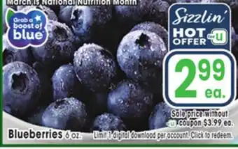 Jewel-Osco Blueberries offer