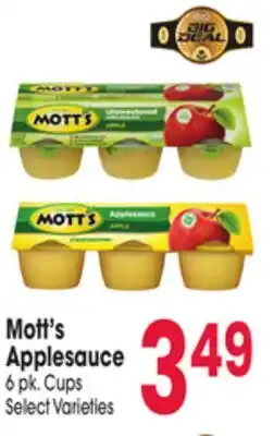 Jewel-Osco Mott's Applesauce offer