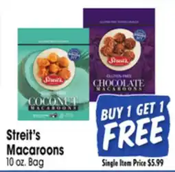 Jewel-Osco Streit's Macaroons offer