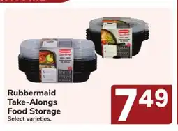 Jewel-Osco Rubbermaid Take-Alongs Food Storage offer
