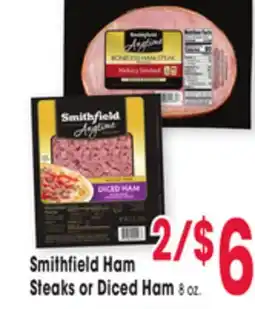 Jewel-Osco Smithfield Ham Steaks or Diced Ham offer
