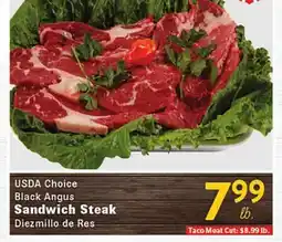 Rio Valley Market USDA Choice Black Angus Sandwich Steak offer