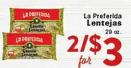Rio Valley Market La Preferida Lentejas offer