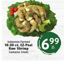 Rio Valley Market Indonesia Farmed 16-20 ct. EZ-Peel Raw Shrimp offer