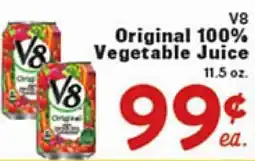 Rio Valley Market V8 Original 100% Vegetable Juice offer