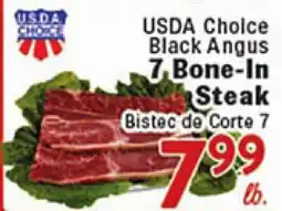 Rio Valley Market USDA Choice Black Angus 7 Bone-In Steak offer