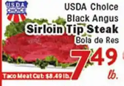 Rio Valley Market USDA Choice Black Angus Sirloin Tip Steak offer