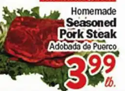 Rio Valley Market Homemade Seasoned Pork Steak offer