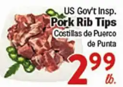 Rio Valley Market US Gov't Insp. Pork Rib Tips offer
