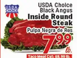 Rio Valley Market USDA Choice Black Angus Inside Round Steak offer