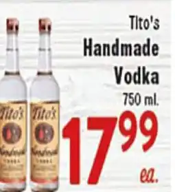 Rio Valley Market Tito's Handmade Vodka offer