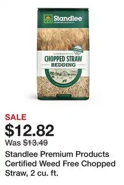 Tractor Supply Company Standlee Premium Products Certified Weed Free Chopped Straw, 2 cu. ft offer