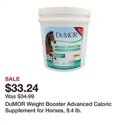 Tractor Supply Company DuMOR Weight Booster Advanced Caloric Supplement for Horses, 9.4 lb offer