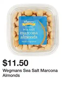 Wegmans Wegmans Sea Salt Marcona Almonds offer