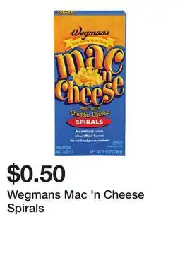 Wegmans Wegmans Mac 'n Cheese Spirals offer