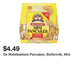 Wegmans De Wafelbakkers Pancakes, Buttermilk, Mini offer