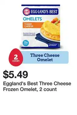 Wegmans Eggland's Best Three Cheese Frozen Omelet, 2 count offer