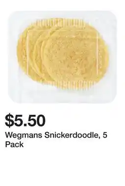 Wegmans Wegmans Snickerdoodle offer