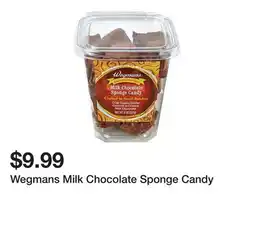 Wegmans Wegmans Milk Chocolate Sponge Candy offer