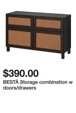 Ikea BESTÅ Storage combination w doors/drawers offer