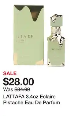 Marshalls LATTAFA 3.4oz Eclaire Pistache Eau De Parfum offer