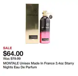 Marshalls MONTALE Unisex Made In France 3.4oz Starry Nights Eau De Parfum offer