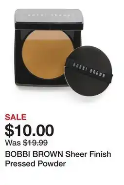 Marshalls BOBBI BROWN Sheer Finish Pressed Powder offer