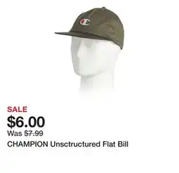 Marshalls CHAMPION Unsctructured Flat Bill offer